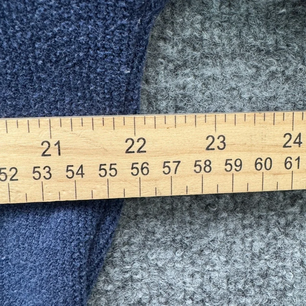 Banana Republic Sweatshirt Mens M Blue Long Sleeve Textured Fleece Pullover